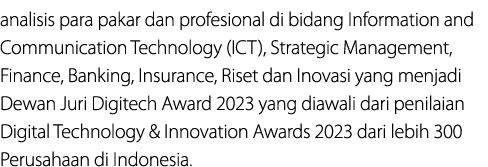 analisis para pakar dan profesional di bidang Information and Communication Technology (ICT), Strategic Management, F...